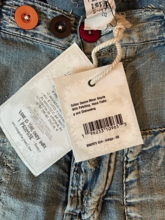 NWT - Magnolia Pearl Denim Miner Shorts 024 in Indigo - Picture 6 of 6
